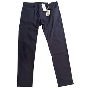 NWT MNG MAN PISA Slim Fit Navy Blue‎ 5 Pocket Pants Mens Size 36x33